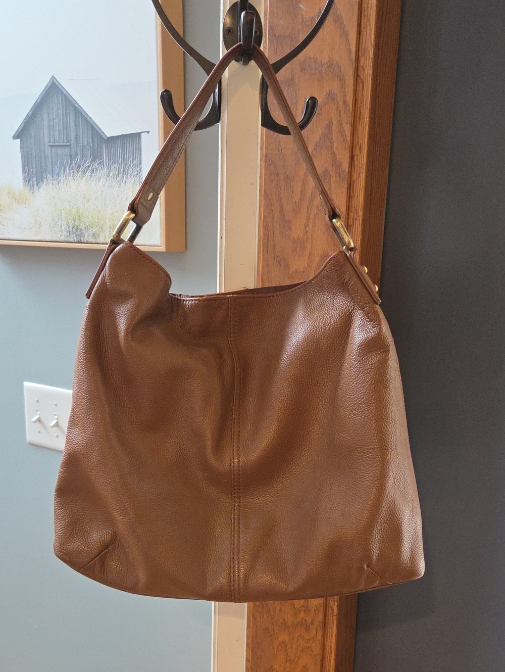 Kooba Classic Brown Leather Shoulder Bag - Women